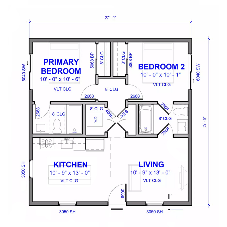 2 bed 2 bath 2 784x784